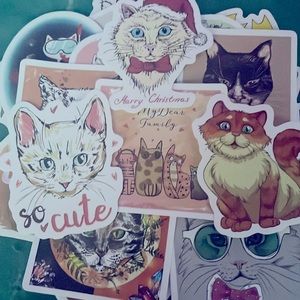 Cat Stickers (50 pieces)